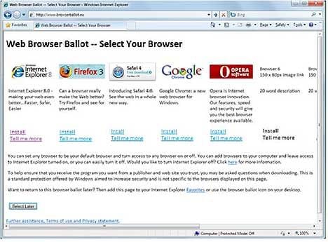Windows 7 Ballot