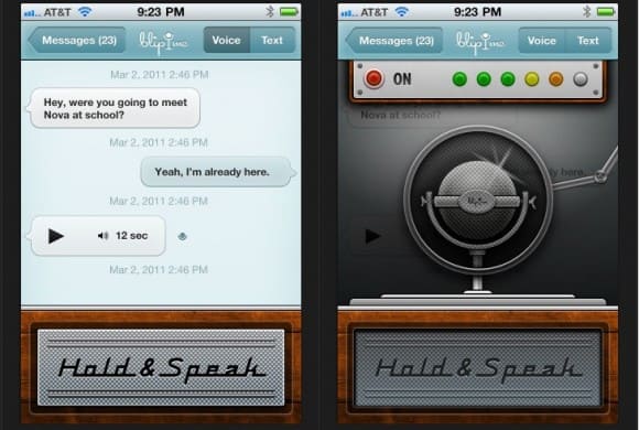 blip.me turns your phone into a walkie talkie