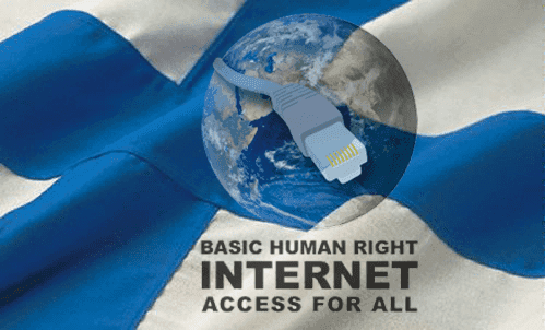 Image result for internet finland human right