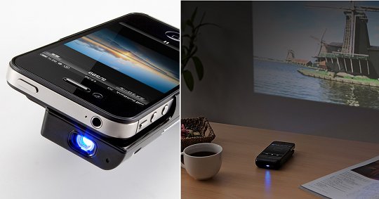 iPhone 4S micro projector