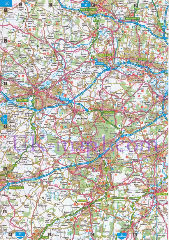 road-map-oxford