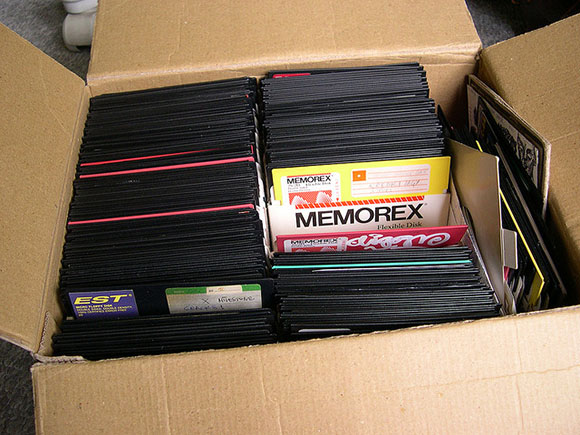 old floppy disks