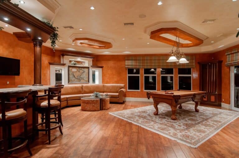 man cave games room