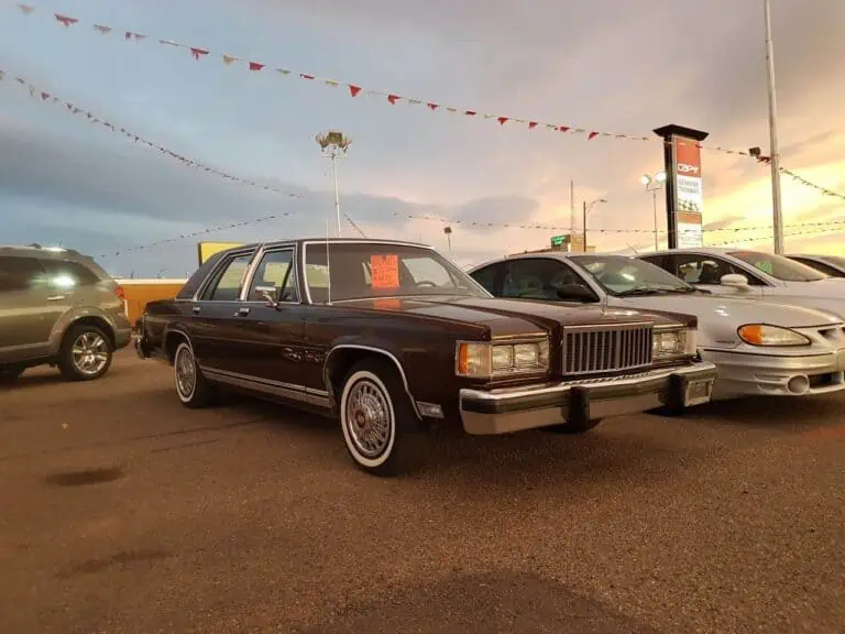 used car lot