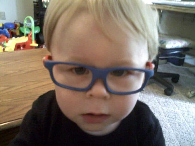 nerd baby photo