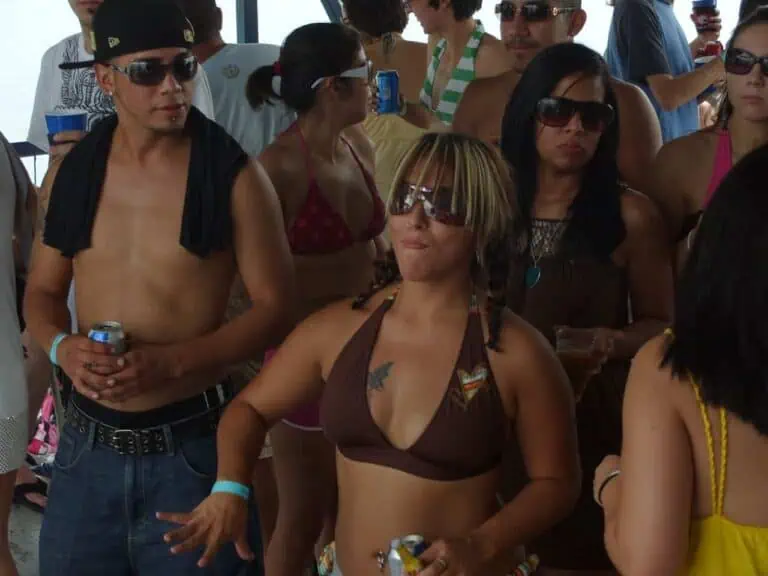 big party on boat