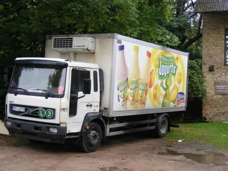 fancy refrigerated van