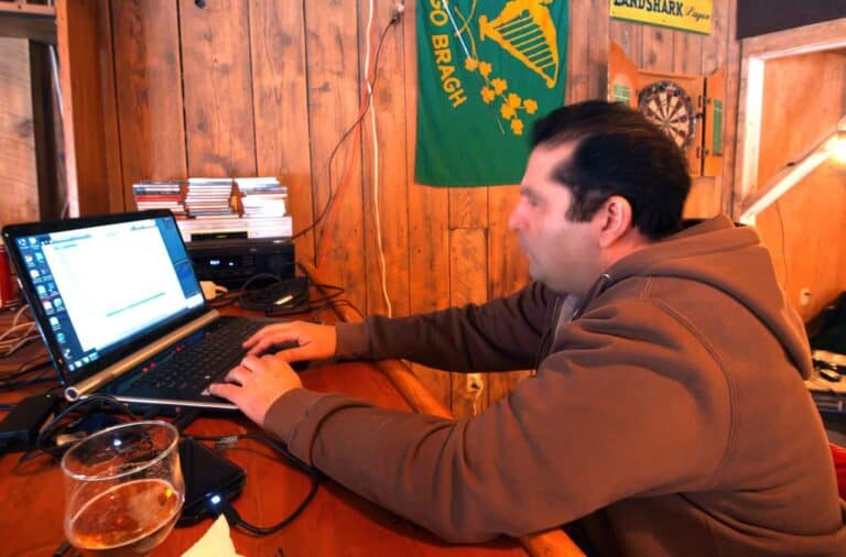 computer wiz using the computer