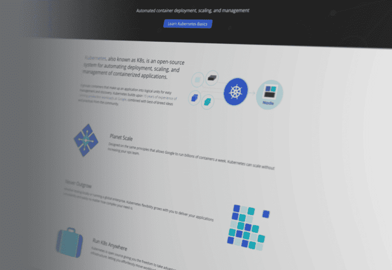 kubernetes website