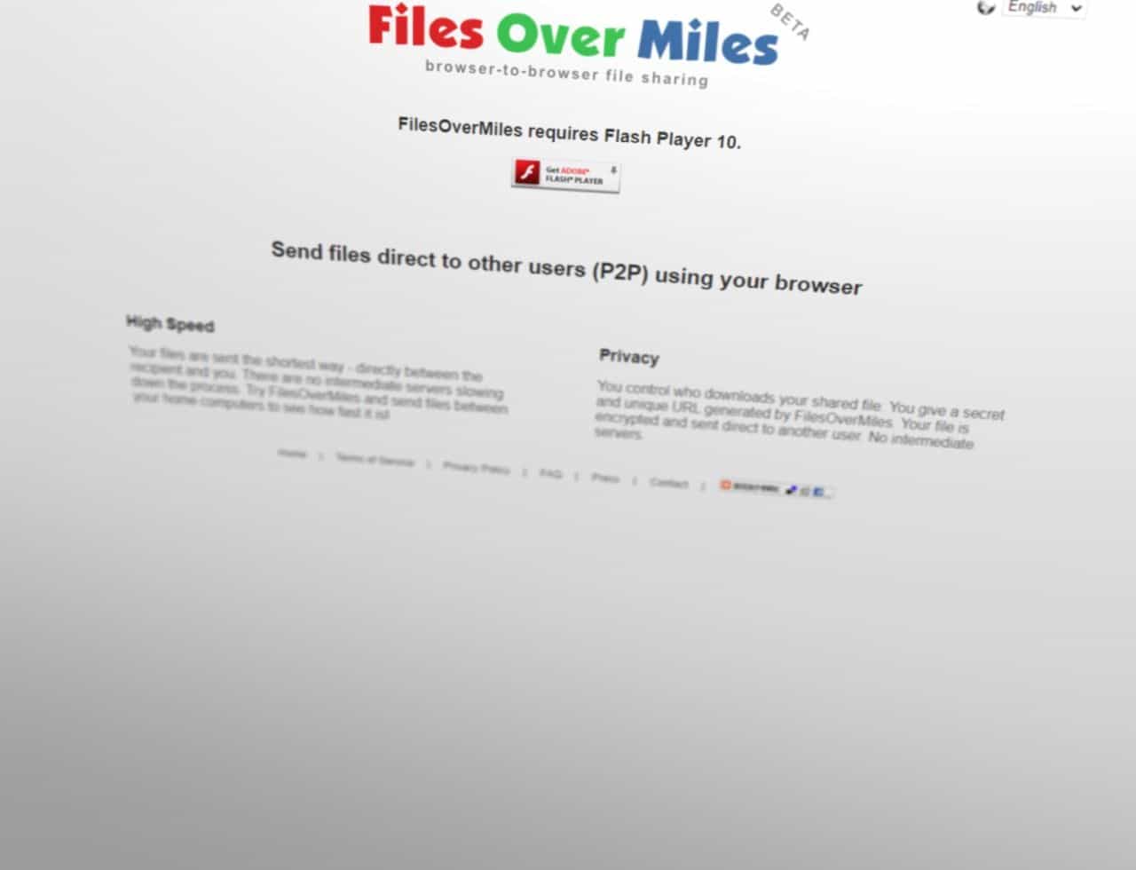files over miles website