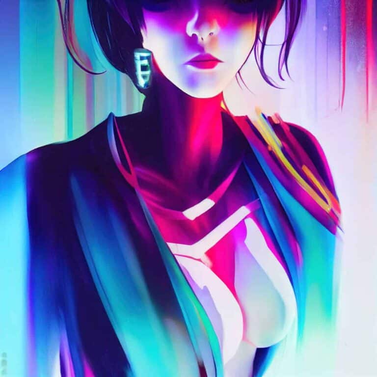cyberpunk anime girl 3