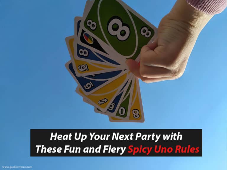 Spicy uno rules a guide to playing the game with a twist