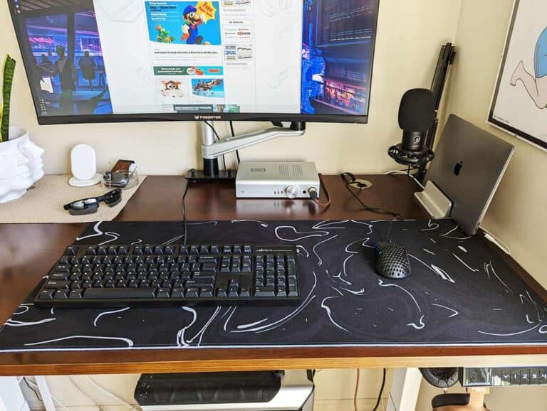 marble liquid desk mat agile