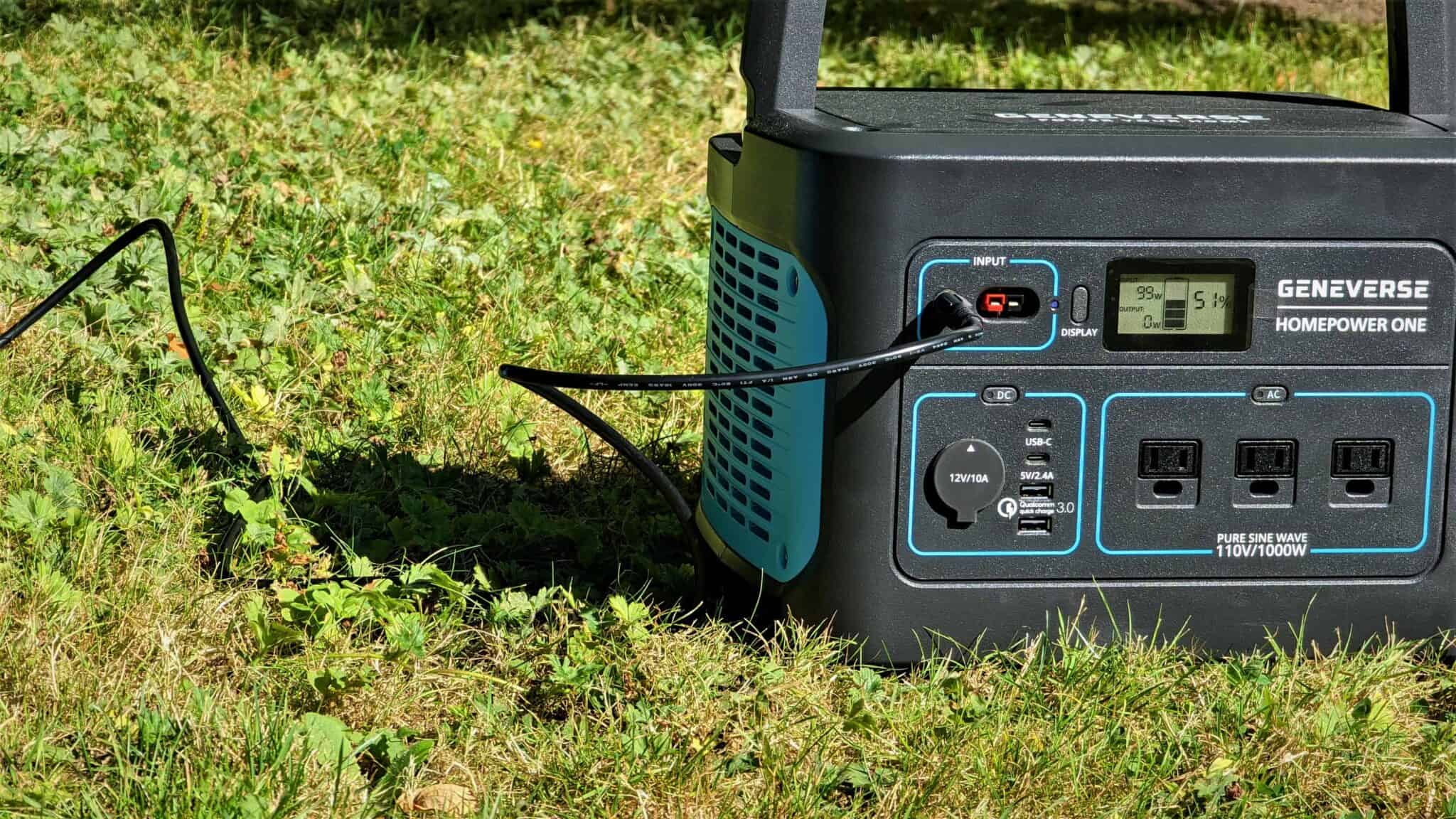 Geneverse HomePower ONE Solar Panels & Battery Power Station Review