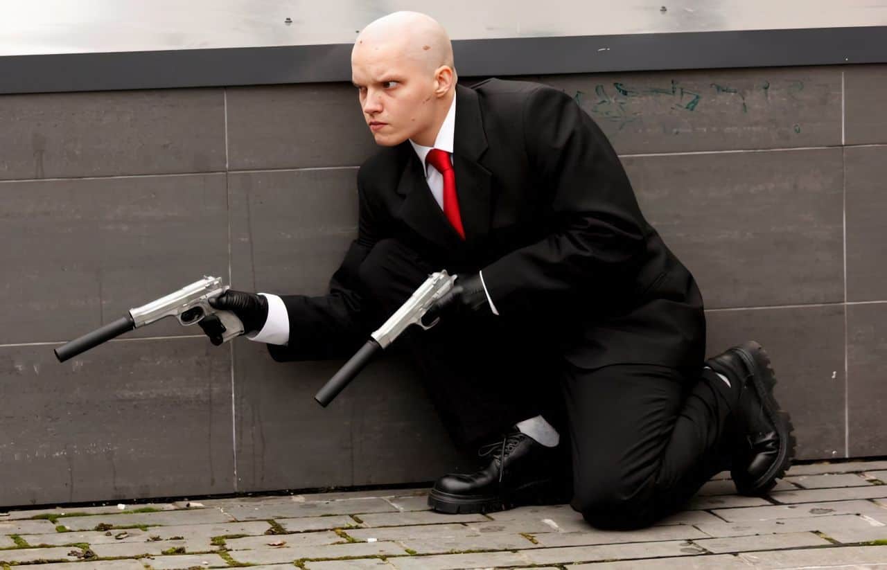 agent 47 cosplay by haspu