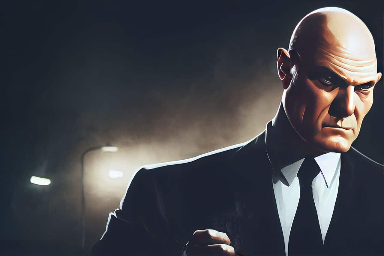 agent 47 getting ready to strike