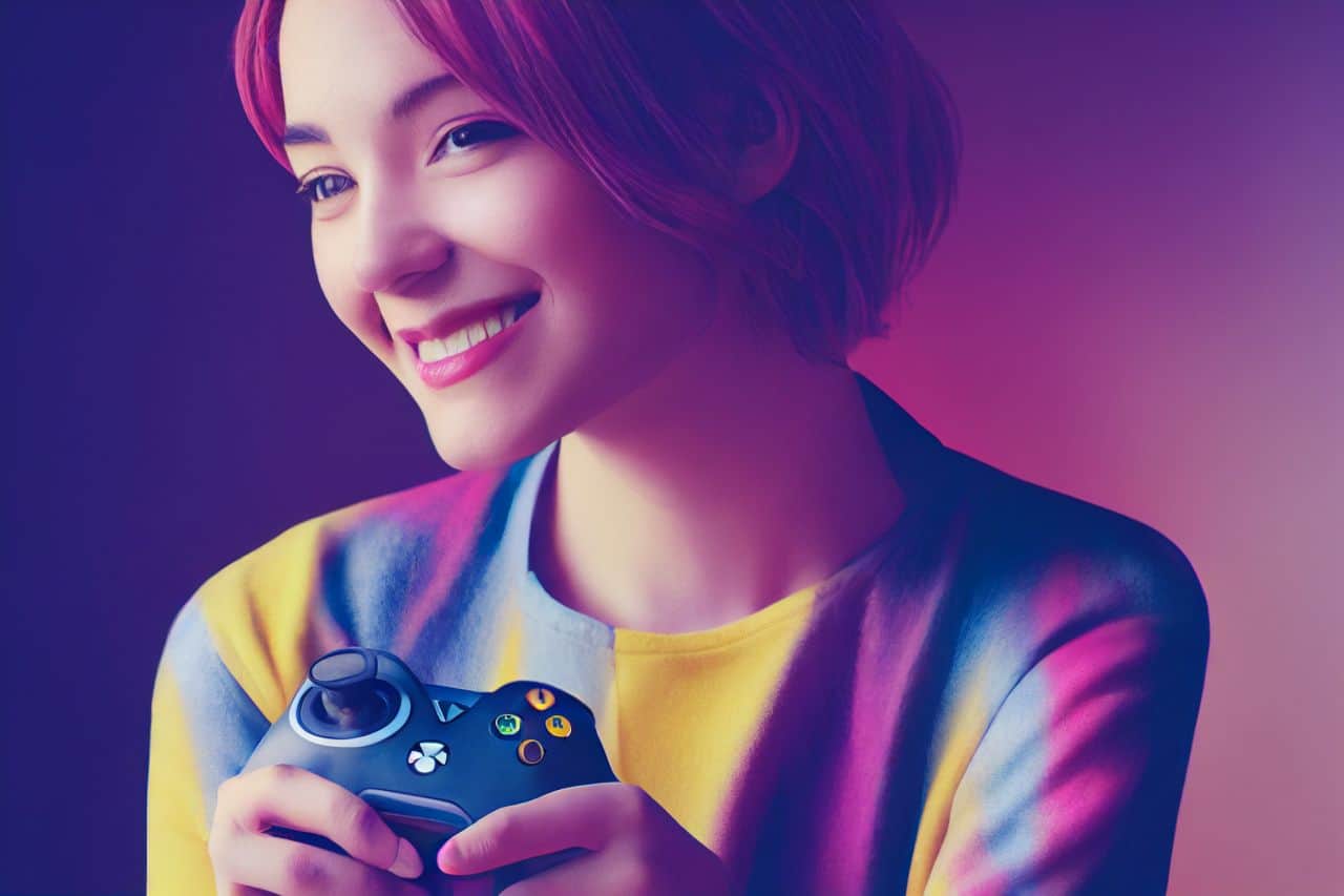 Stop Having Sweaty Hands When Gaming: The Sweaty Gamer's Guide 2 woman holding an xbox controller