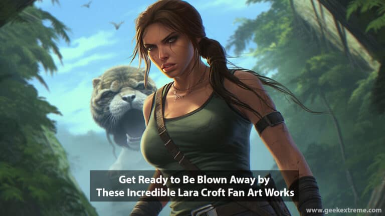 tomb raider fierce determination lara croft fan artwork