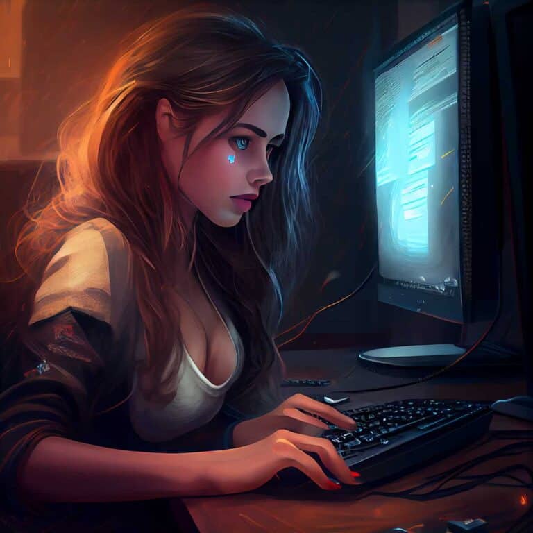 gamer girl using a no lag vpn 1