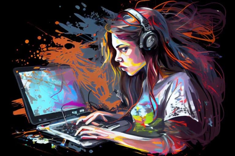 gamer girl using a vpn
