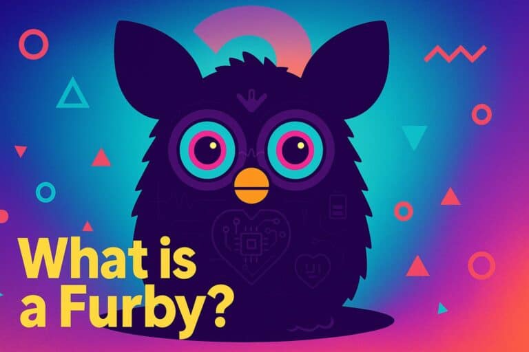 Colorful digital illustration of a furry creature with vibrant hues, large hypnotic eyes, and digital heart motifs, highlighting fun, quirky design, and furry fandom culture.