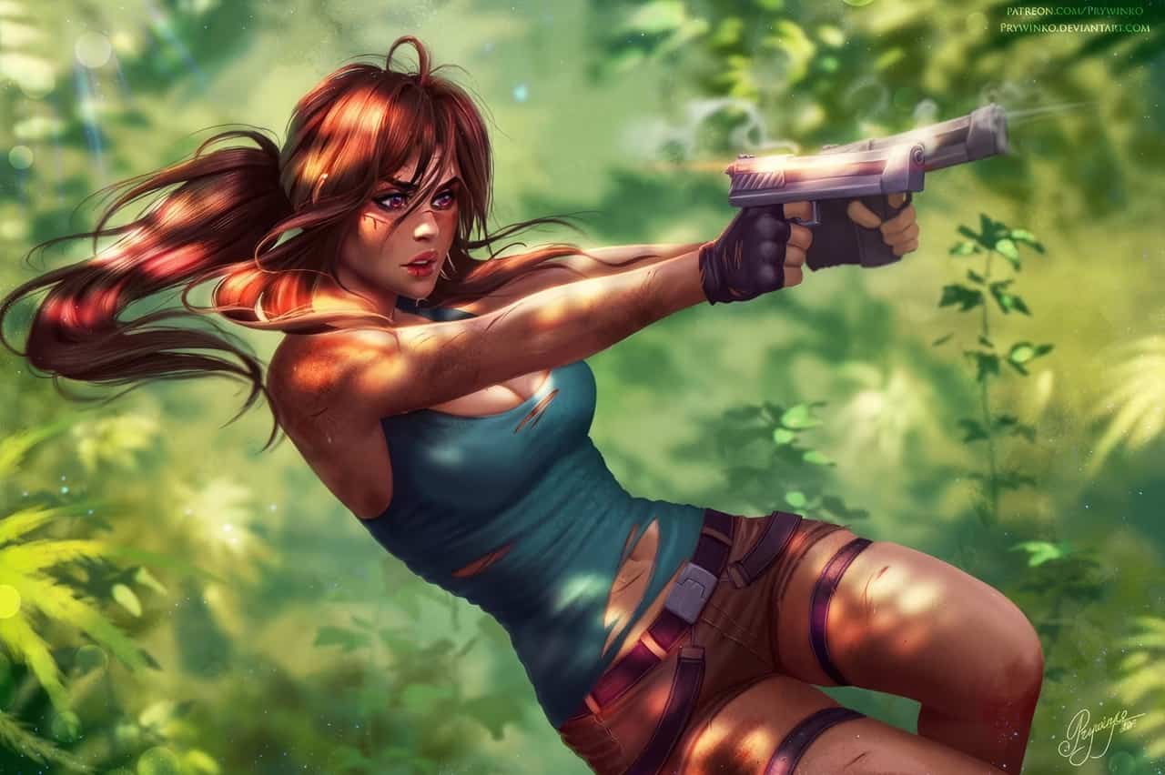 12 Stunning Lara Croft Fan Art Pieces That Capture Her Tomb Raiding Spirit 11 prywinko lara croft fanart