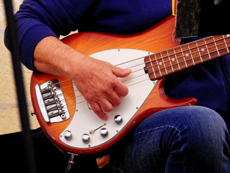 man playing guitar