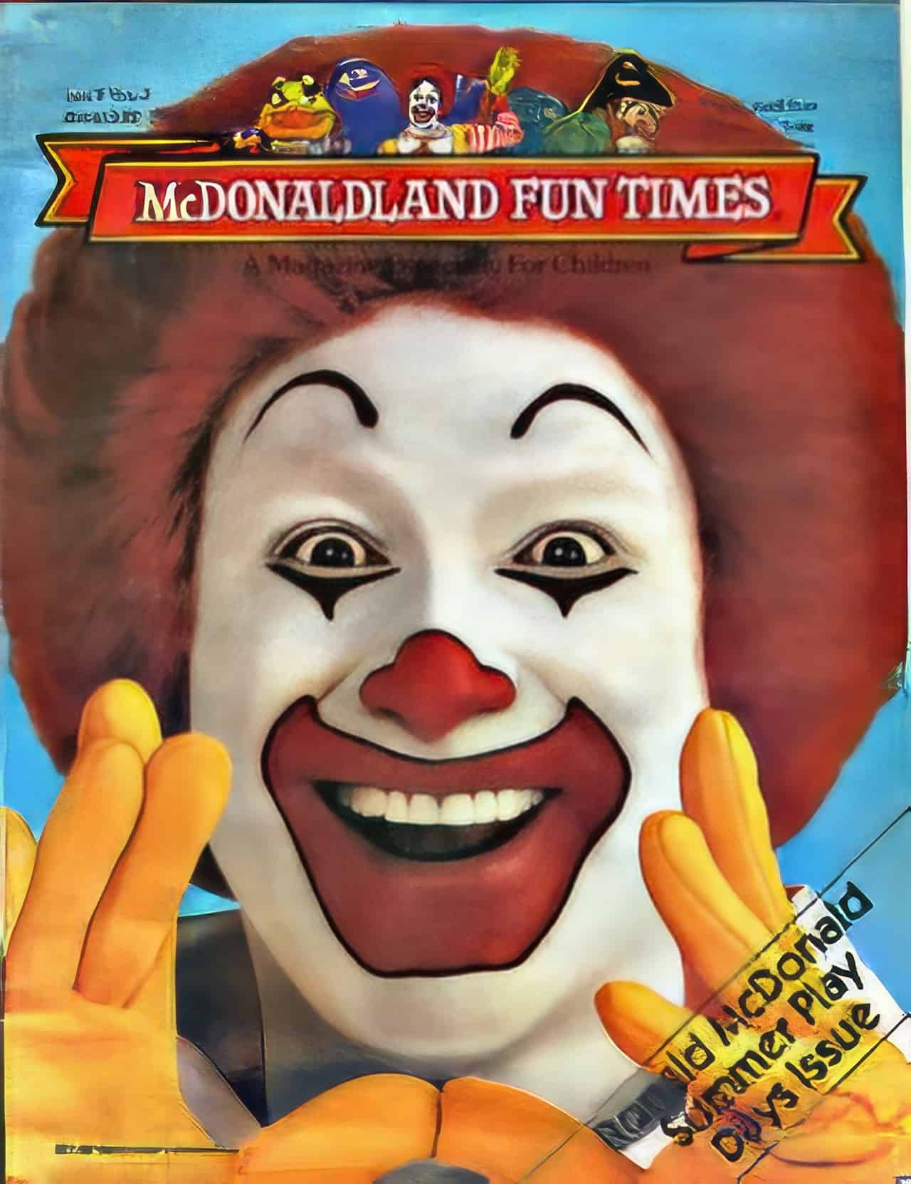The Old McDonald's Playplace: A Nostalgic Journey Back to Childhood 13 ronald mcdonald poster