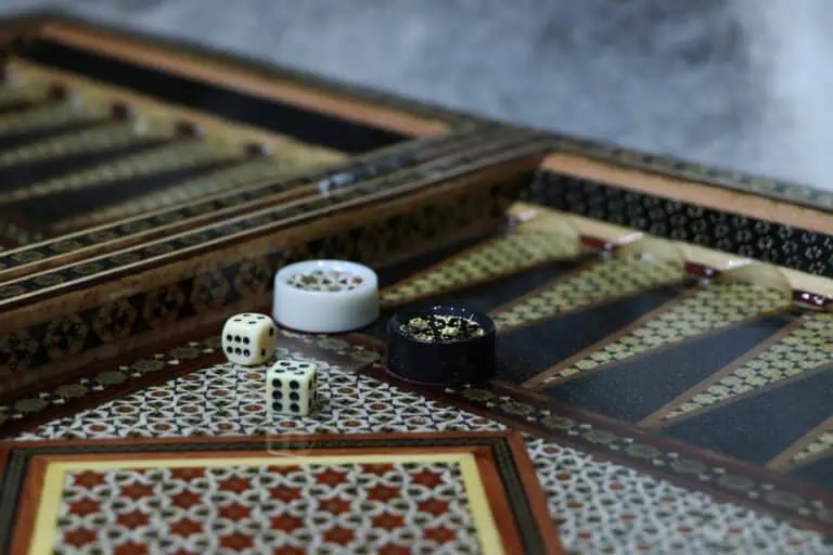 Backgammon board game