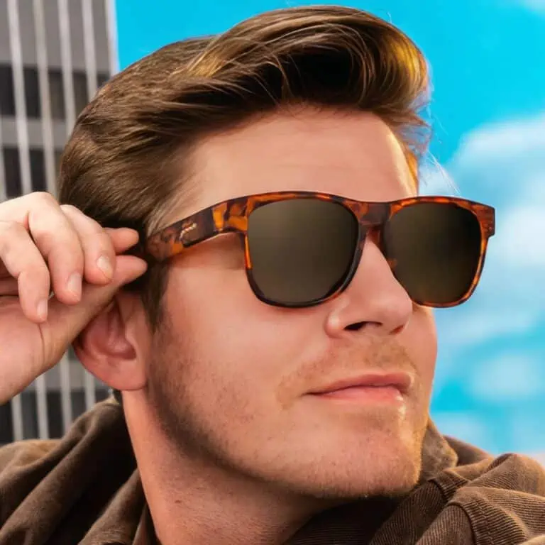 man wearing goodr sunglasses