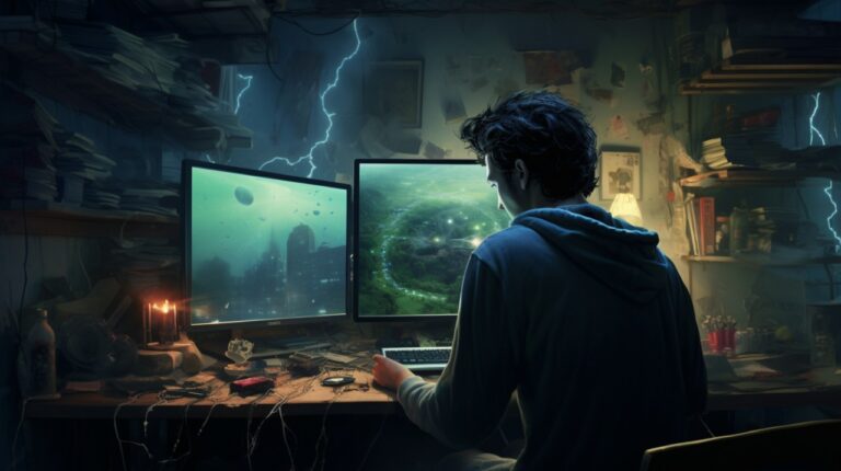 pc gamer using the computer he built