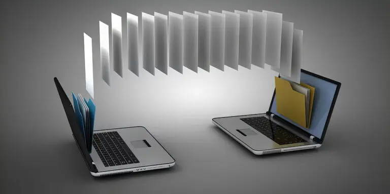 transfering files between laptops
