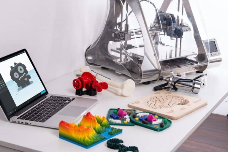 3d printer on desk