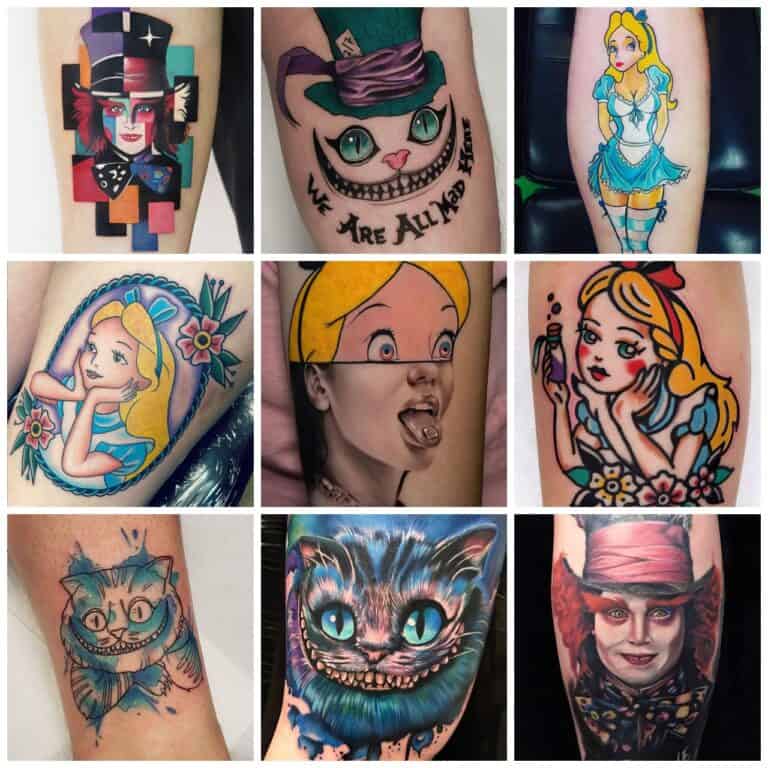 Alice in Wonderland Tattoo Ideas