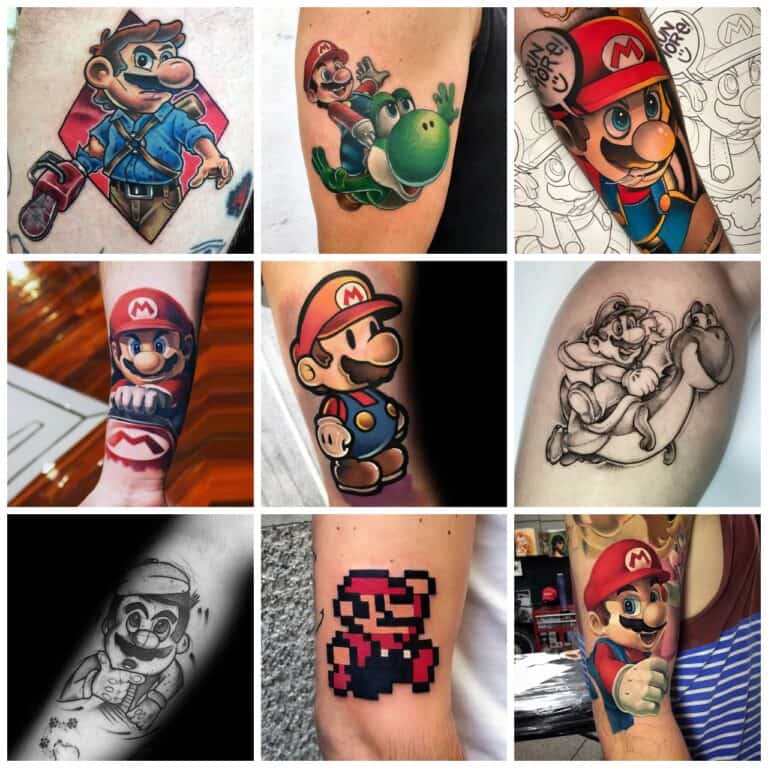 Super Mario Tattoo Ideas