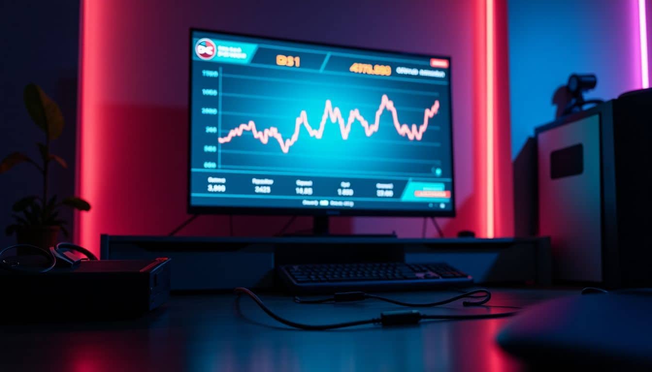 'Live viewership data for an esports tournament in a casual setting.' 'Live viewership data for an esports tournament in a casual setting.'