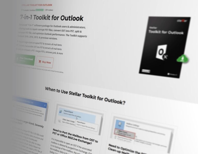 Stellar Toolkit For Outlook Review