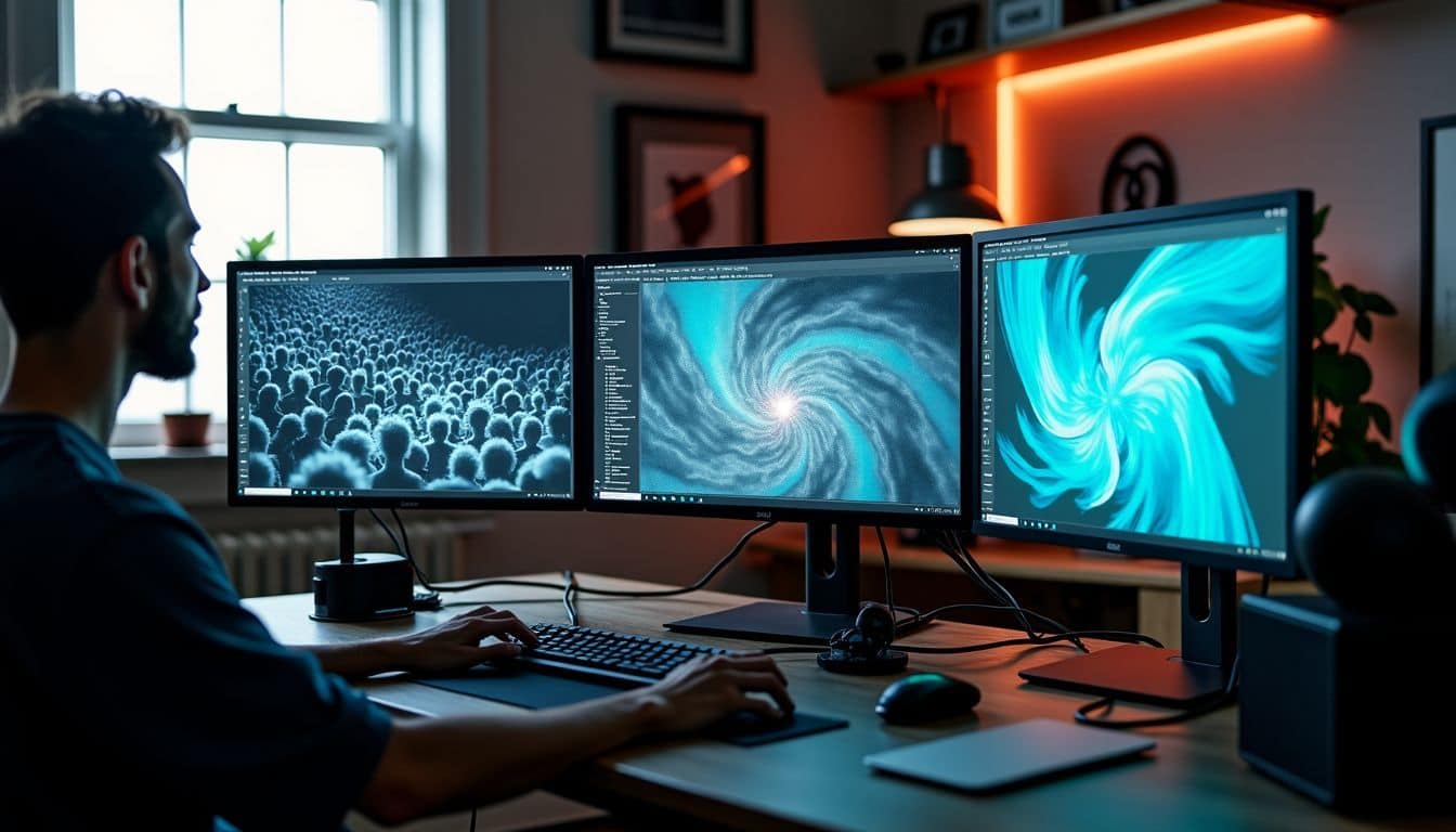 A workstation with Redshift rendering plugins and multiple GPU units. A workstation with Redshift rendering plugins and multiple GPU units.