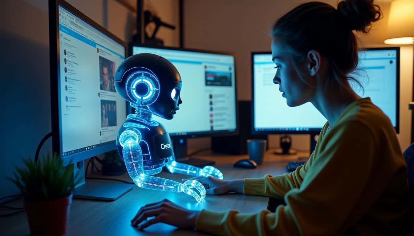 An AI chatbot engages in multiple conversations on OnlyFans profiles. An AI chatbot engages in multiple conversations on OnlyFans profiles.