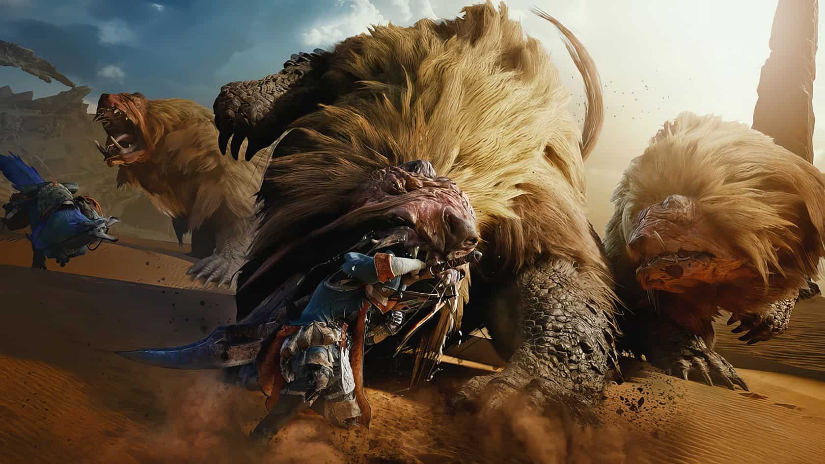 A man focuses on gaming while adjusting crossplay settings on a console in a cozy living room. Monster Hunter Wilds 6