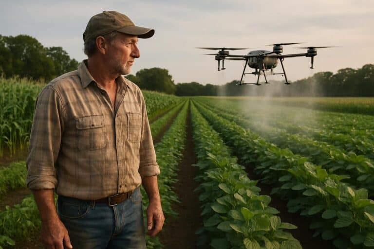 what are the drones spraying 388233676