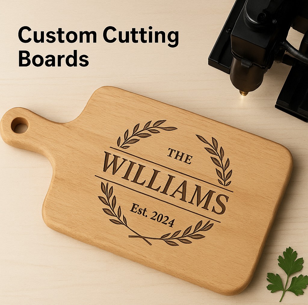 How To Make Money With A Laser Engraver - 2026 Guide 4 Custom Cutting Boards With Laser Engraver