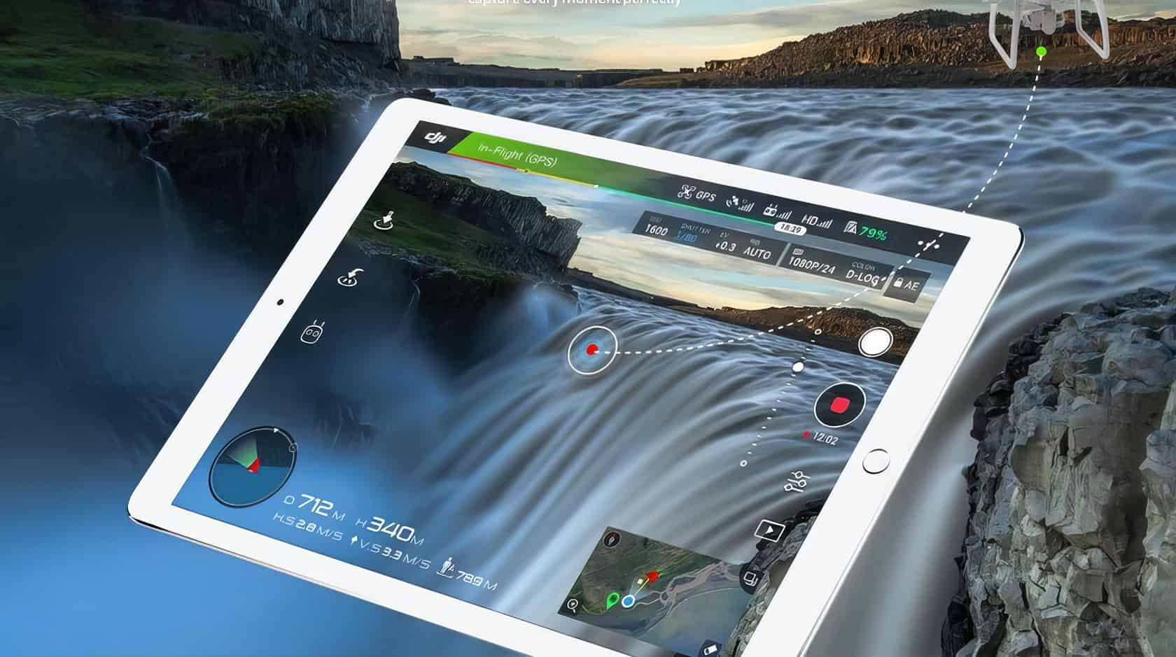 DJI Drone Privacy Mode: 7 Essential Controls to Secure Your Flight Data 3 Drone flying over flowing river in a scenic landscape, capturing high-quality aerial footage with advanced DJI drone technology.