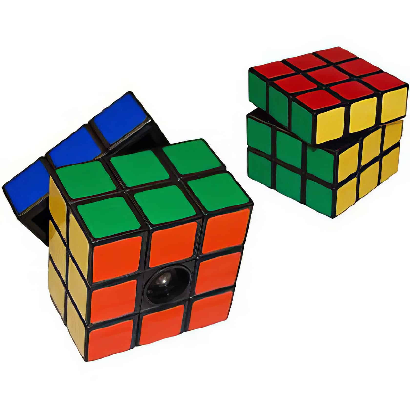 Colorful Rubik's Cube puzzle for brain games, with multiple layers and rotating segments, perfect for improving cognitive skills and problem-solving abilities.