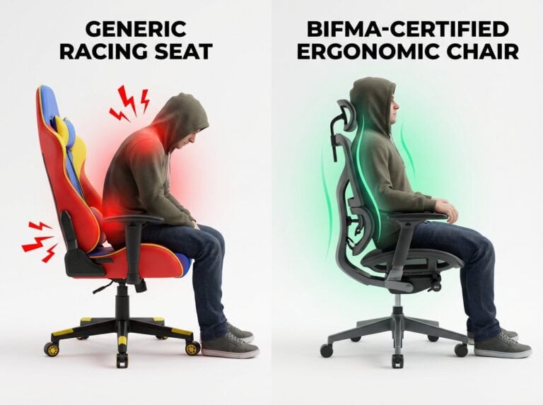 High-quality ergonomic office chair designed for comfort and back health.