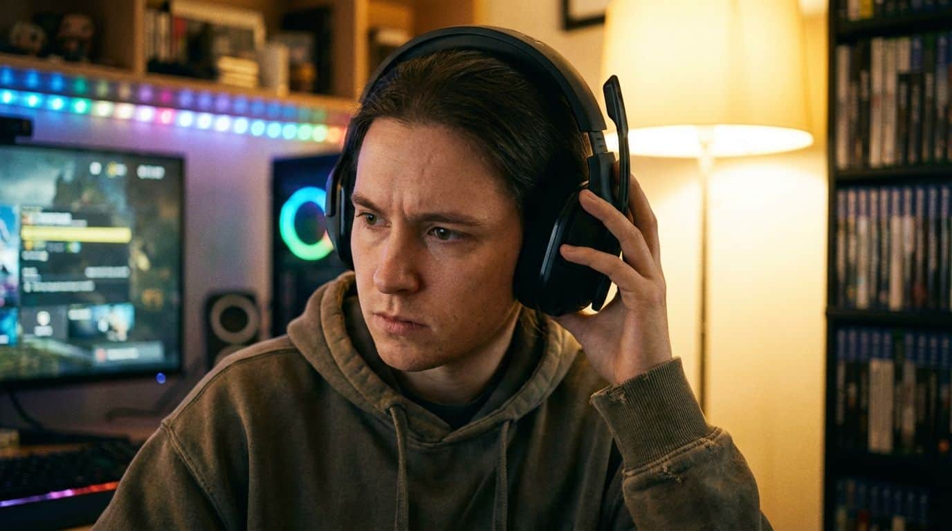 High-quality gaming headset with noise-canceling microphone for immersive gameplay and clear communication. Comfortable design ideal for long gaming sessions.