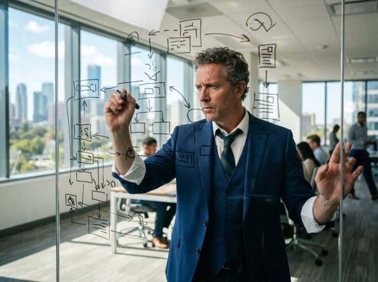AI-driven business strategy and predictive analytics for growth.