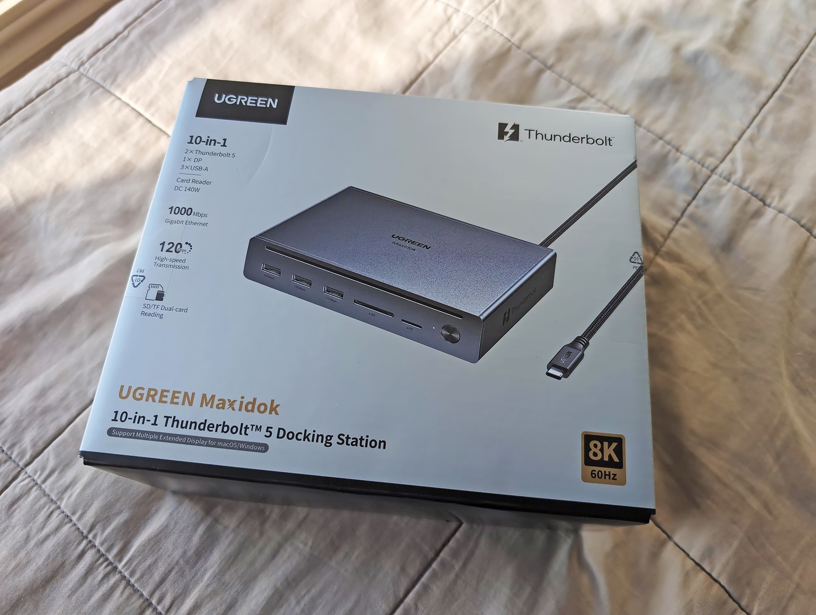 UGREEN Revodok Maxidok 10-in-1 Review: A True Thunderbolt 5 Dock 2 High-quality Thunderbolt 5 docking station with multiple ports for enhanced connectivity.
