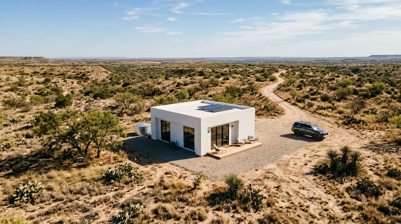 The $50k Tesla Tiny House: Fact vs. Viral Internet Myth 5 modular casita texas landscape
