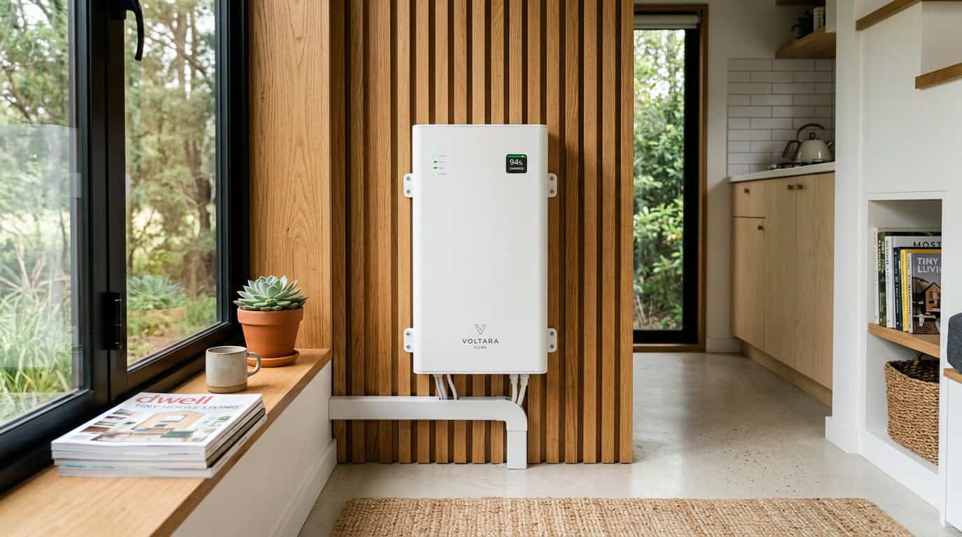 The $50k Tesla Tiny House: Fact vs. Viral Internet Myth 3 residential battery wall mount